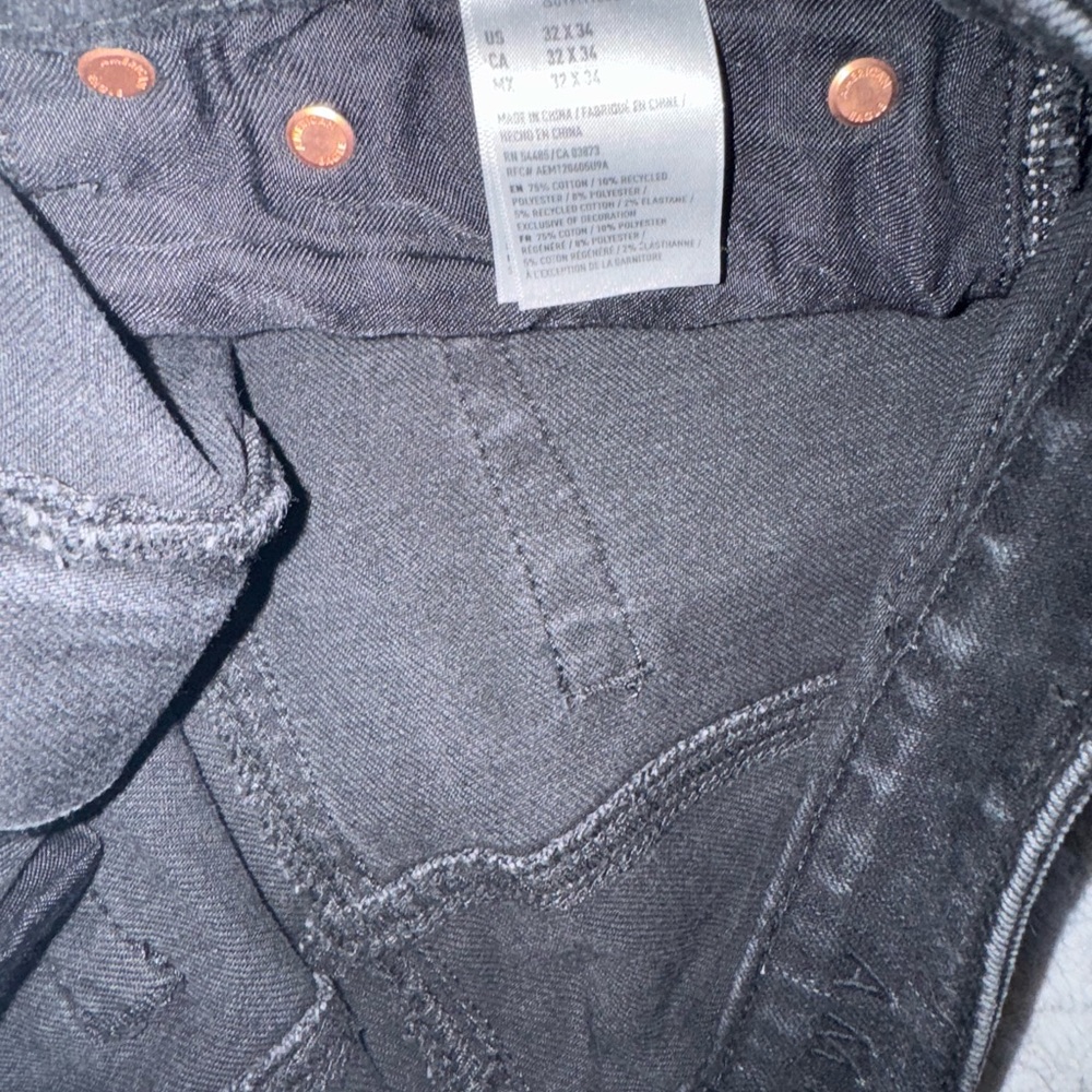 American Eagle Outfitters Men's Skinny Jeans in Dark Gray